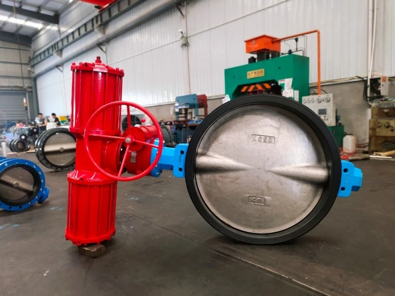 Fire Gear Wafer Butterfly Valve
