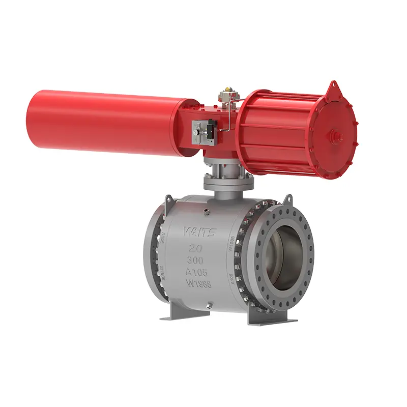 صمام كرة trunnion